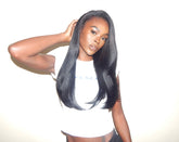 Kinky Straight Half Wig/ Flip-over Wig